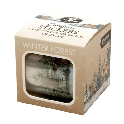 Winter Wonderland On A Roll Clear Sticker - 5 Meter