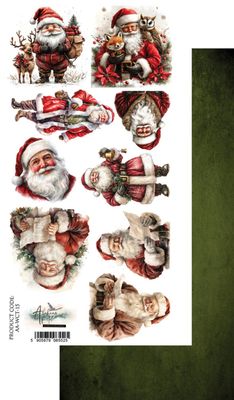Wonderful Christmas Time - Santa 6x12 Extra Sheet