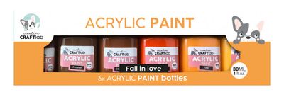 Acrylic Paint - Fall In Love Essentials 6 Bottles