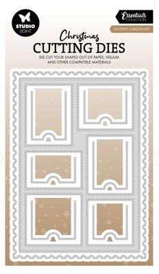 Advent Cardshape Cutting Die Essentials - 8 Pcs