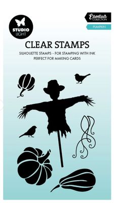 Pumpkin Essentials Clear Stamp - 7 Pcs