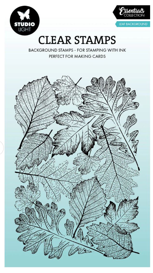 Leaf Background Clear Stamp - 3.7x5.4in