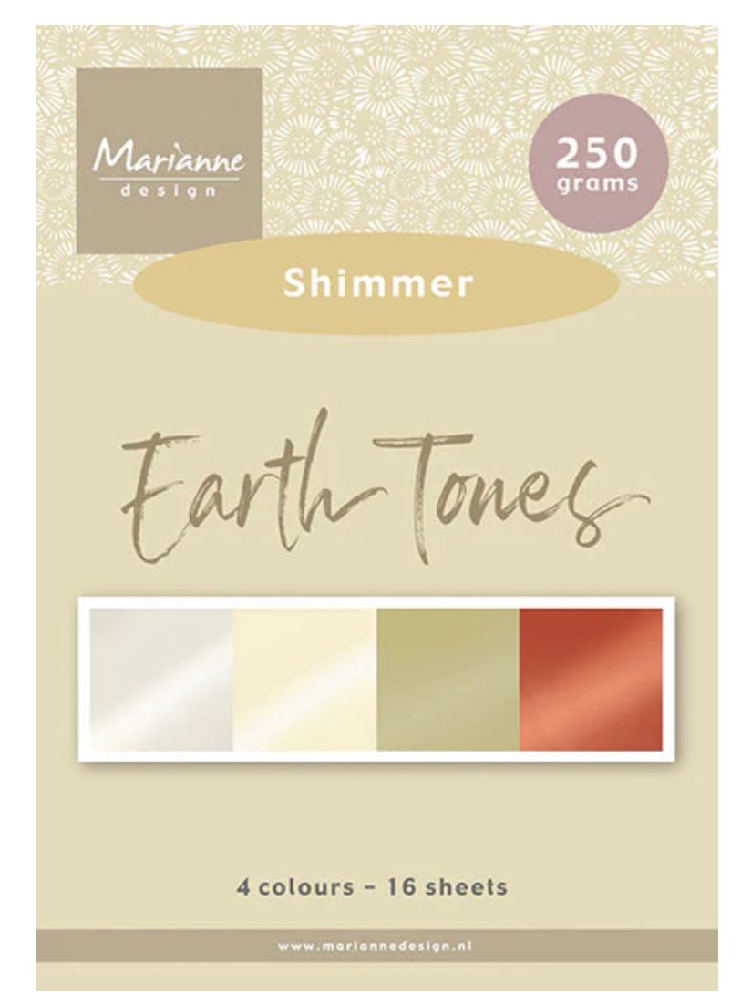 A5 Shimmer Paper - Earth Tones