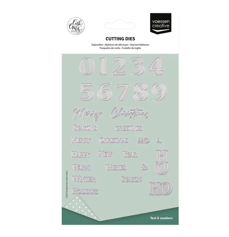 Numbers &amp; Christmas Wishes - Cutting Dies 29pcs
