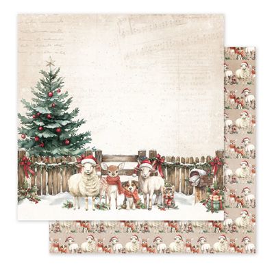Christmas Tree Farm Basics C - 12x12 Single Sheet