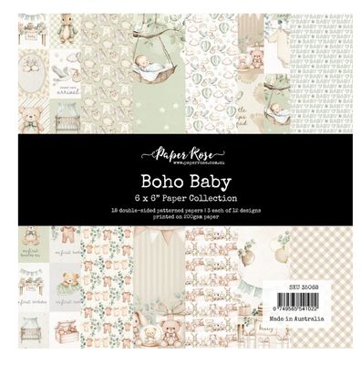 Boho Baby 6x6 Paper Collection