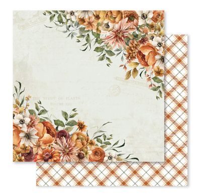 Autumn Florals B - 12x12 Single Sheet