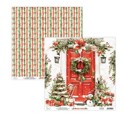 Holly Jolly - 12x12 Patterned Paper Single Sheet 02