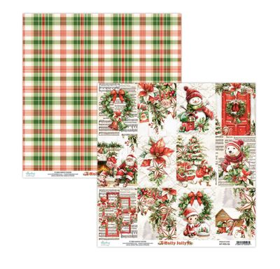 Holly Jolly - 12x12 Patterned Paper Single Sheet 06