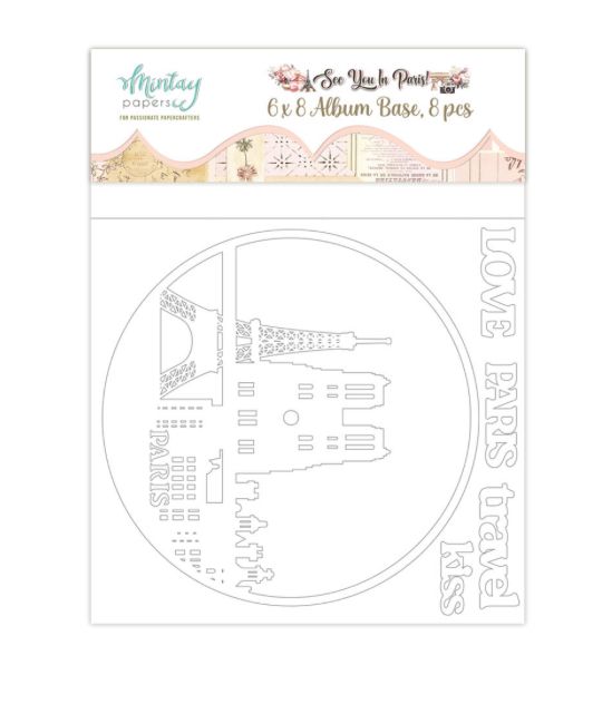 See You In Paris - 6x8 Chipboard Album