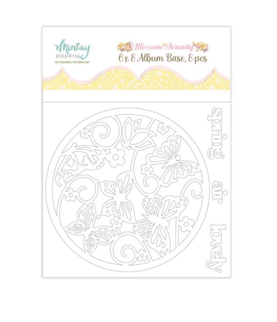 Blossom Serenity - 6x8 Chipboard Album