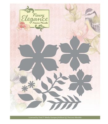 Elegence Flower - Navy Elegence, Precious Marieke Die