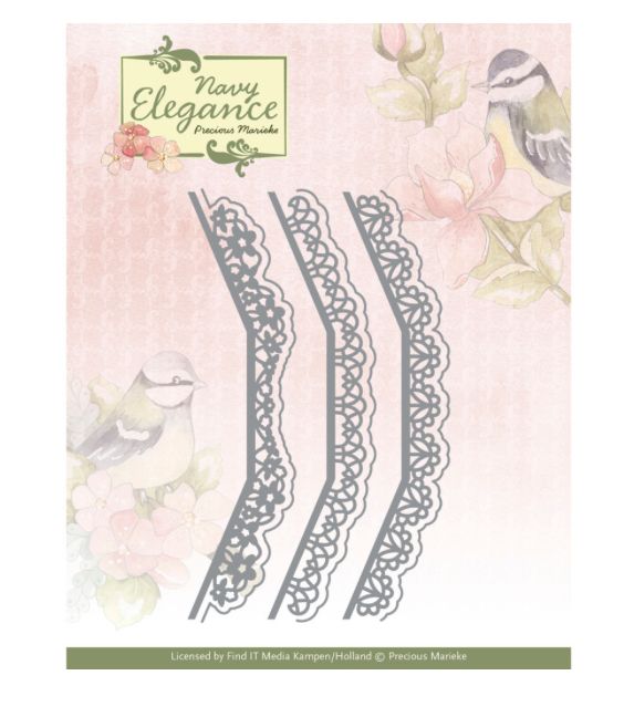 Elegance Borders - Navy Elegence, Precious Marieke Die