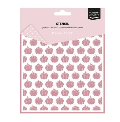 Pumpkins Stencil - 5.9x5.9in