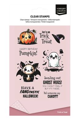 Trick Or Treat - Clear Stamps 9pcs