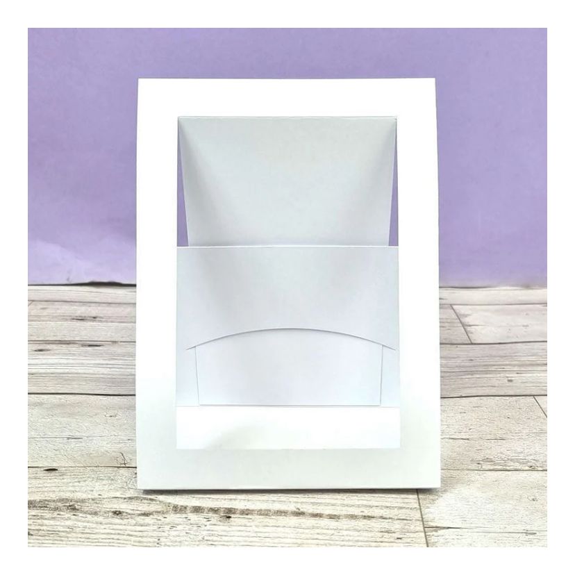 Easel Apeture - Luxury Shaped Card Blanks &amp; Envelopes