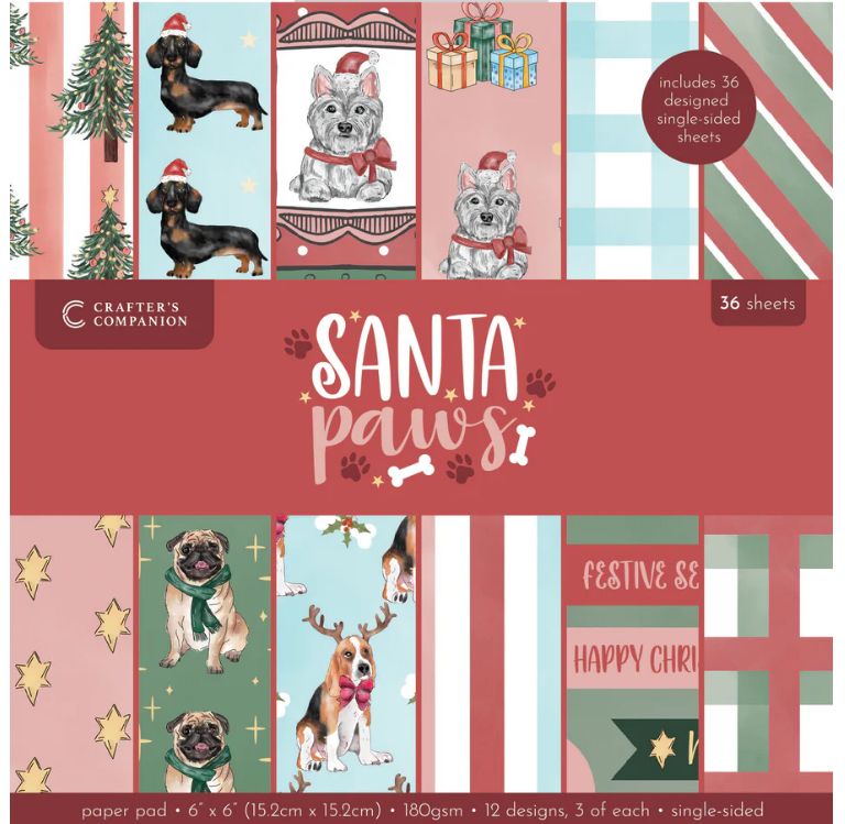 Santa Paws - 6x6 Paper Pad