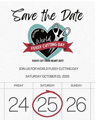 World Fussy Cutting Day