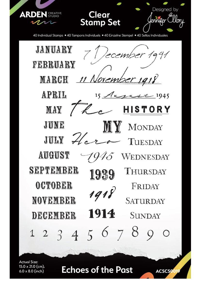 Echoes Of The Past 6x8 Clear Stamp