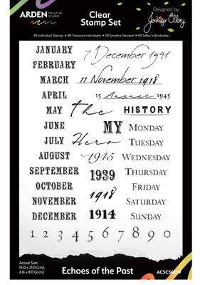 Echoes Of The Past 6x8 Clear Stamp