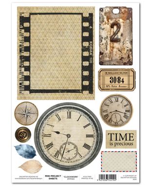 3Quarter Designs Eclectic Clocks - Mini Project Sheet