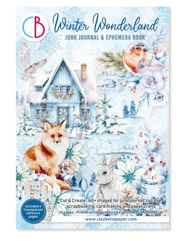 Winter Wonderland - Junk Journal A4 32/pkg