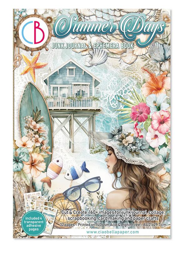 Summer Days - Junk Journal A4 32/pkg