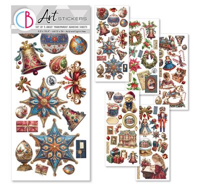 Toy Shop - Transparent Adhesive Sheets 5/pkg