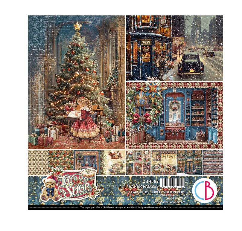 Toy Shop - 8x8 Paper Pad 12/pkg