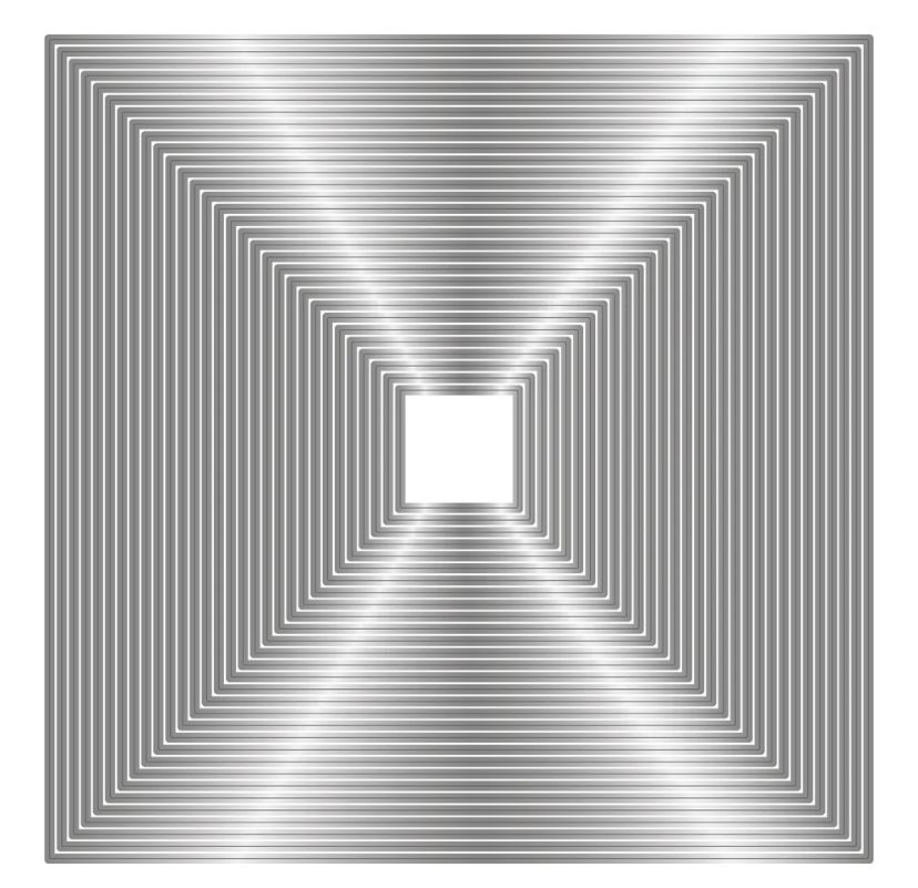 8" Square - Metal Die