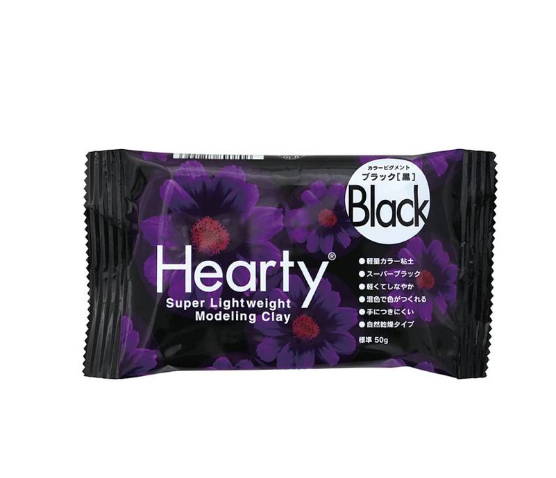 Hearty Soft Clay - Black 50g