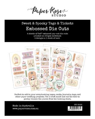 Sweet &amp; Spooky - Tags &amp; Tickets Embossed Die Cuts