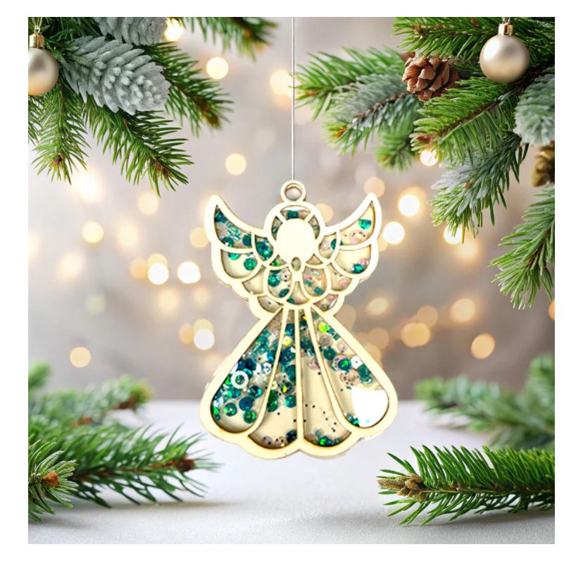 Craftreat 3D Shaker Chipboard - Angel