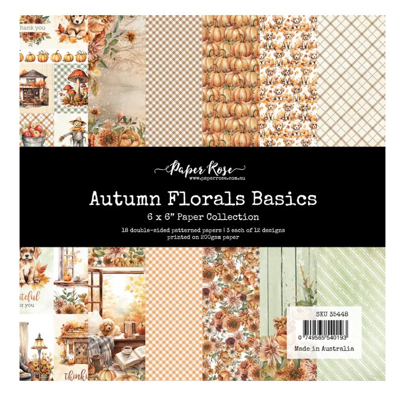 Autumn Florals Basic 6x6 Paper Pad