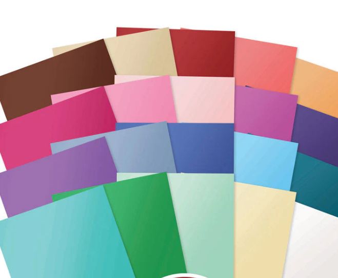 Mirri Assorted Satin Foil Cardstock - Single Sheet A4 220gsm