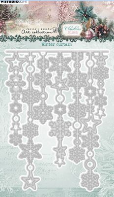 JMA Collection Christmas Blush - Winter Curtain Cutting Die (1pc)