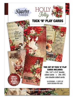 3Quarter Designs - Holly Jolly Tuck And Play Kit