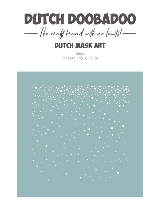 Dutch Doobadoo DDBD - Mask Art A5 15x15cm Snow