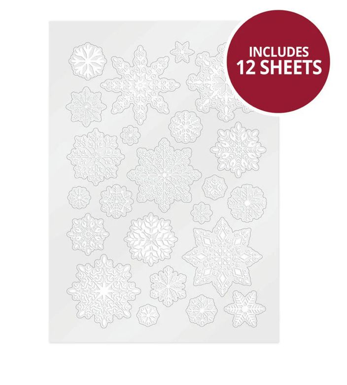 Hunkydory Crafts - Die Cut Parchment Snowflakes Pk (276pcs)