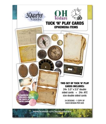 3Quarter Designs - Oh Texture Tuck N Play Cards