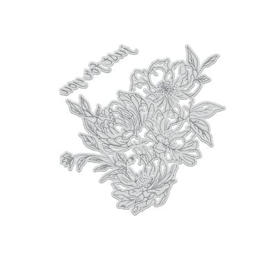 GoLetterPress Impression Stamp -  Just For You Floral Stamp 3