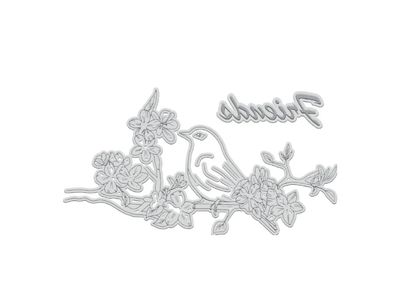 GoLetterPress Impression Stamp - Friends Floral Stamp 8