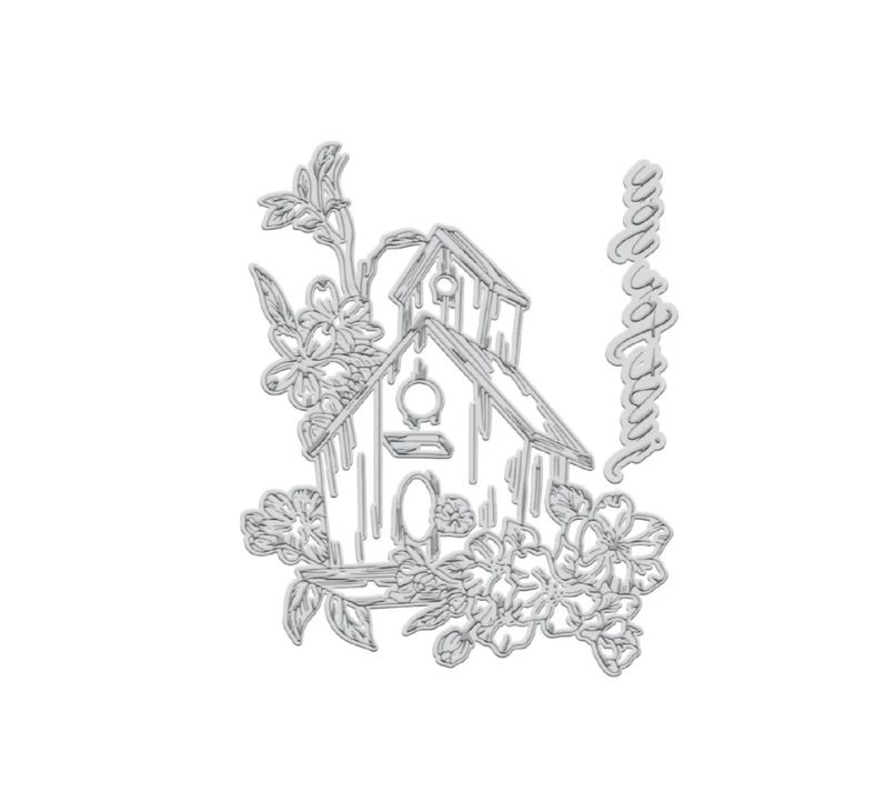 GoLetterPress Impression Stamp - Just For You Home Floral Stamp 4