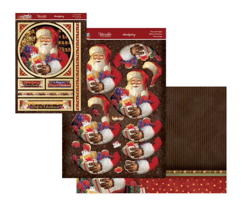 Hunkydory A Very Merry Christmas Deco Large - Twas The Night Before Xmas