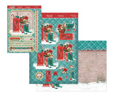 Hunkydory A Very Merry Christmas Large Deco - Heartfelt Wishes