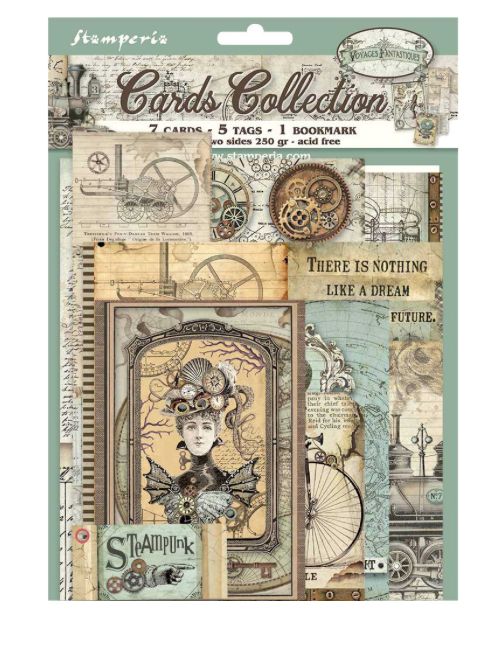 Stamperia -  Voyages Fantastiques Cards Collection