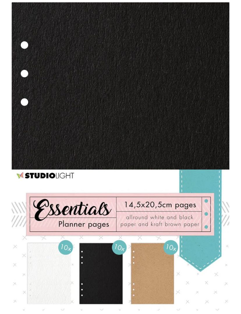 SL Planner Essentials - Craft, White &amp; Black Pages