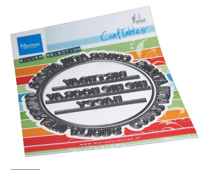 Marianne Designs Craftables - Congratulations Circle Die