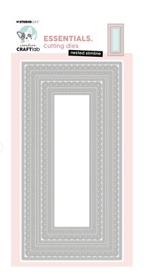 CCL Cutting Die Nested Slimeline Essentials 8pc