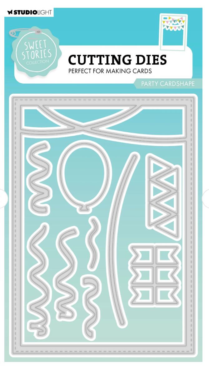 SL Cutting Die - Sweet Stories Party Cardshape 10pcs